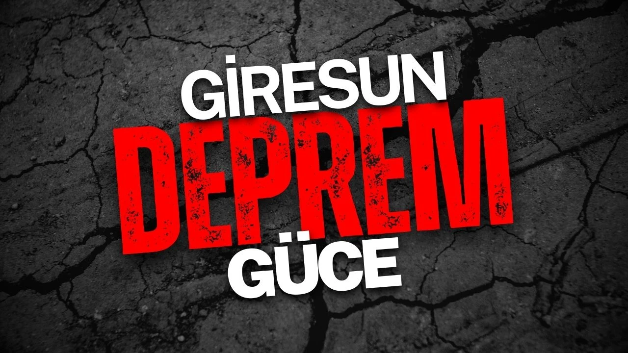 Yurdun Dört Bir Yanı Sallanıyor! Giresun Güce’de Deprem Oldu!