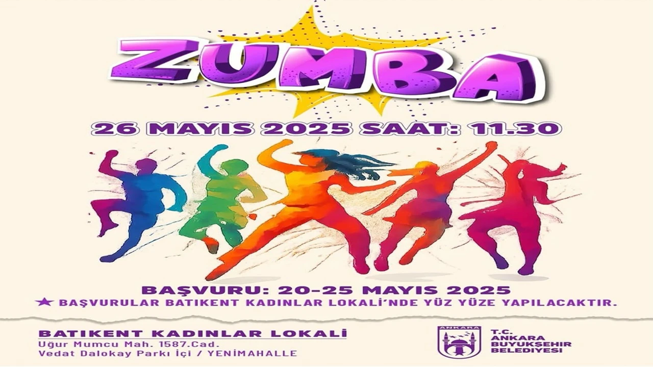 Batıkent Kadınlar Lokali 26 Mayıs’ta Ritim, Enerji ve Hareket Bir Araya Geliyor