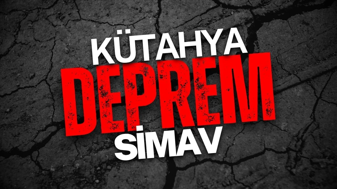 Kütahya Da Deprem! Kütahya Simav'da 3.8 Büyüklüğünde Deprem Oldu!