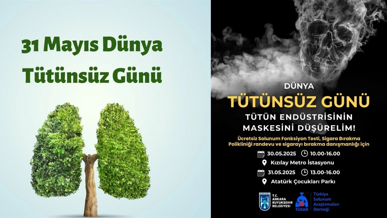 Dünya Tütünsüz Günü'nde Ankara'da Ücretsiz Sağlık Hizmetleri!