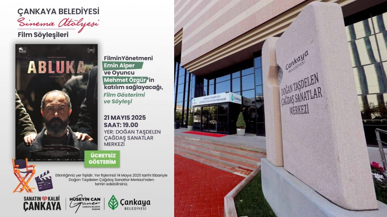 Çankaya'da Sinema Rüzgârı: ABLUKA Filmi Yönetmen ve Oyuncusuyla İzleyiciyle Buluşuyor