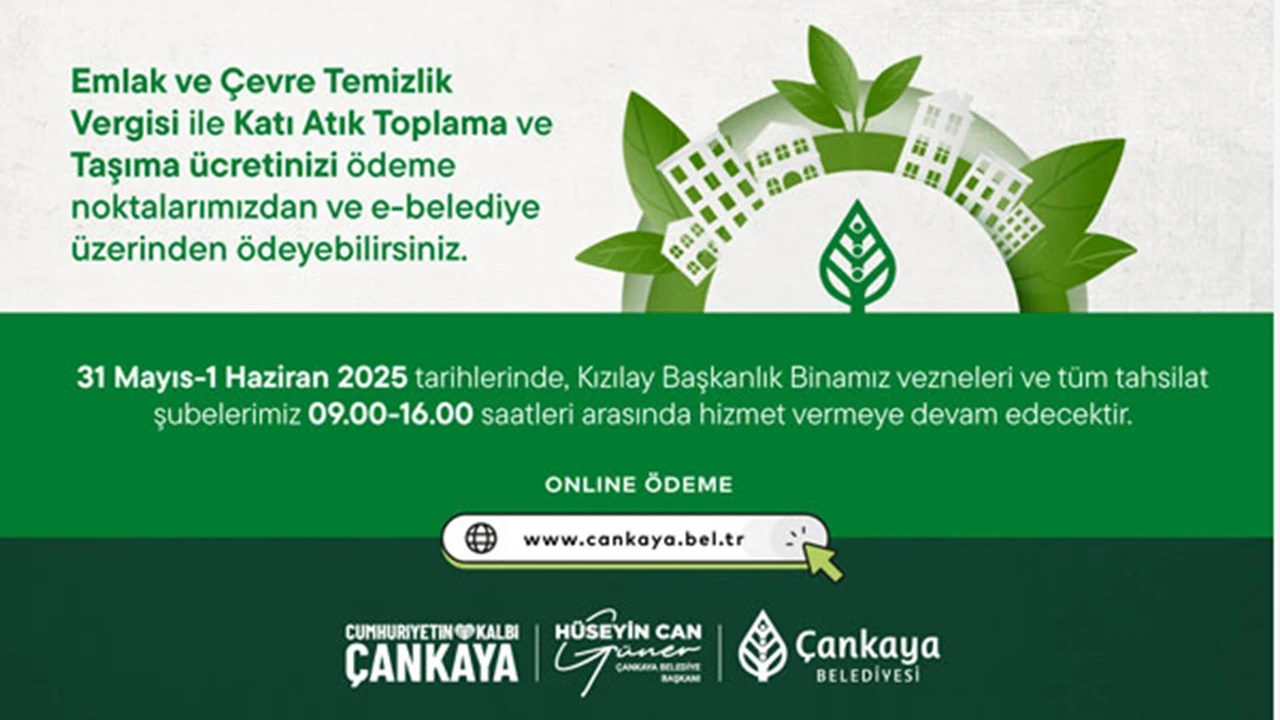 Emlak ve Çevre Temizlik Vergisi Ödemesi İçin Son Gün 2 Haziran!
