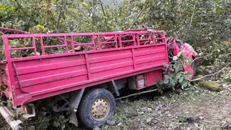 Giresun'da Trafik Kazası: Kamyonet Fındık Bahçesine Yuvarlandı, 4 Kişi Hayatını Kaybetti