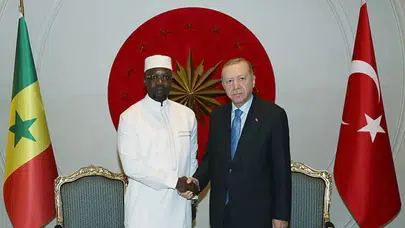 Başkan Erdoğan, Senegal Başbakanı Ousmane Sonko'yu Kabul Etti