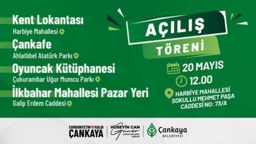 Çankaya Belediyesi’nden Hizmet Atağı: 4 Yeni Tesis Açılıyor