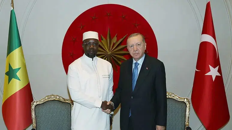 Başkan Erdoğan, Senegal Başbakanı Ousmane Sonko'yu Kabul Etti
