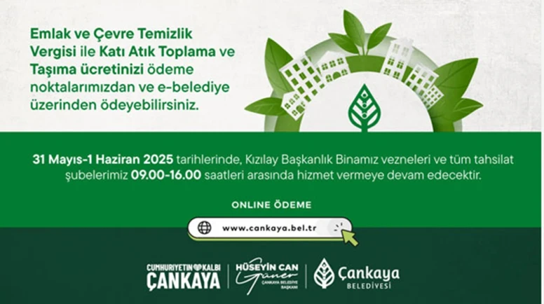 Emlak ve Çevre Temizlik Vergisi Ödemesi İçin Son Gün 2 Haziran!